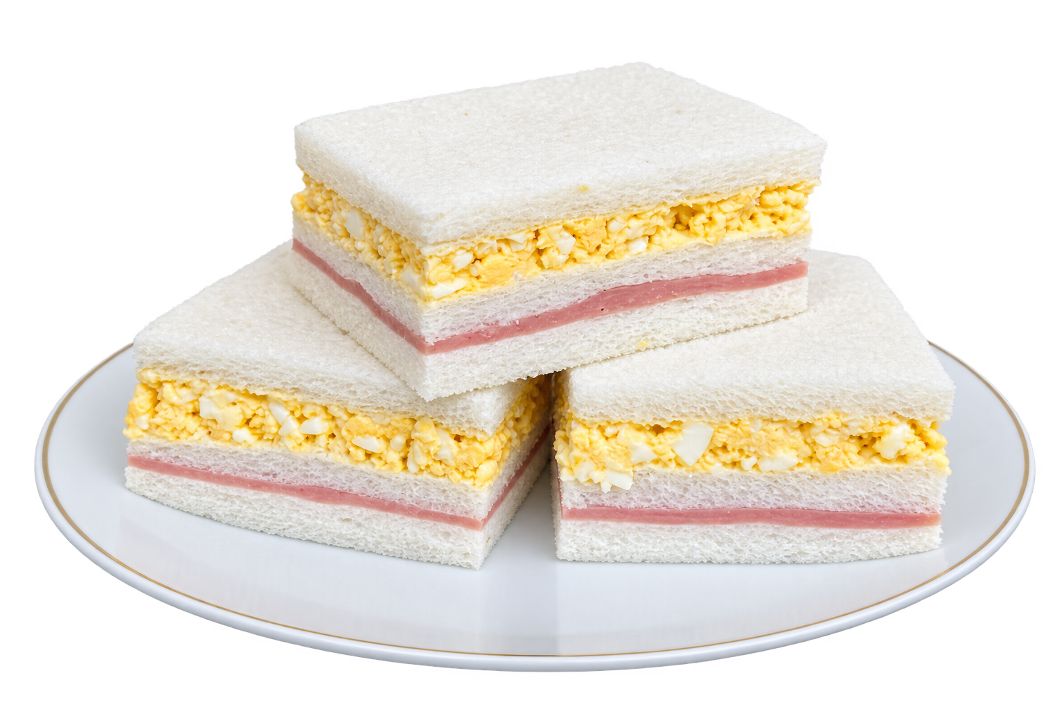 Sándwich de jamón y huevo