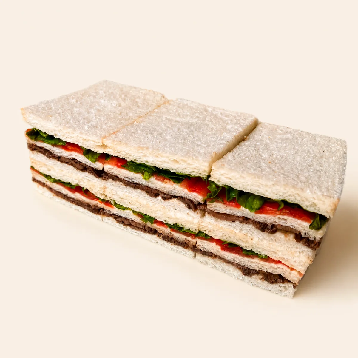 Sándwich de ternera y verdura
